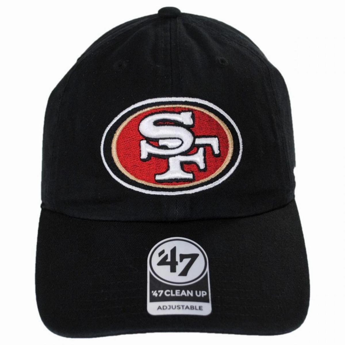 San Francisco 49ers NFL Clean Up Strapback Baseball Cap Dad Hat