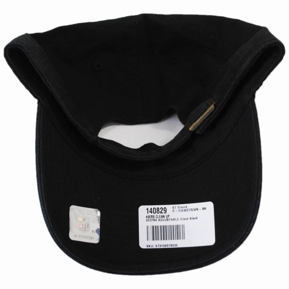 San Francisco 49ers NFL Clean Up Strapback Baseball Cap Dad Hat