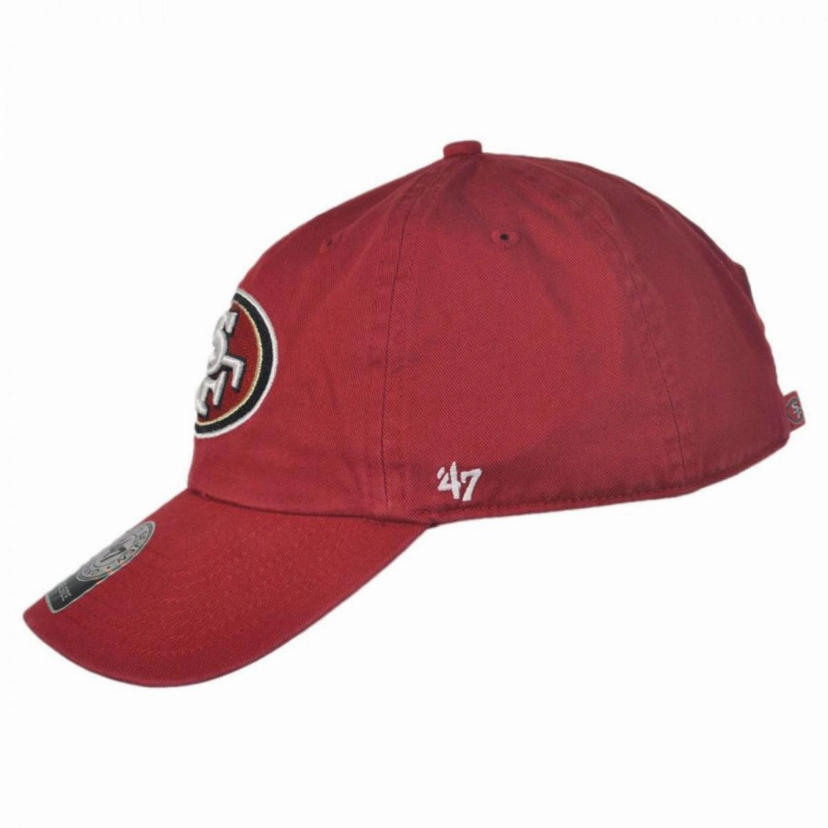 San Francisco 49ers NFL Clean Up Strapback Baseball Cap Dad Hat