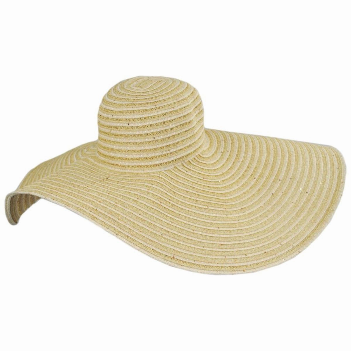 Santa Rosa Assymetrical Brim Straw Sun Hat