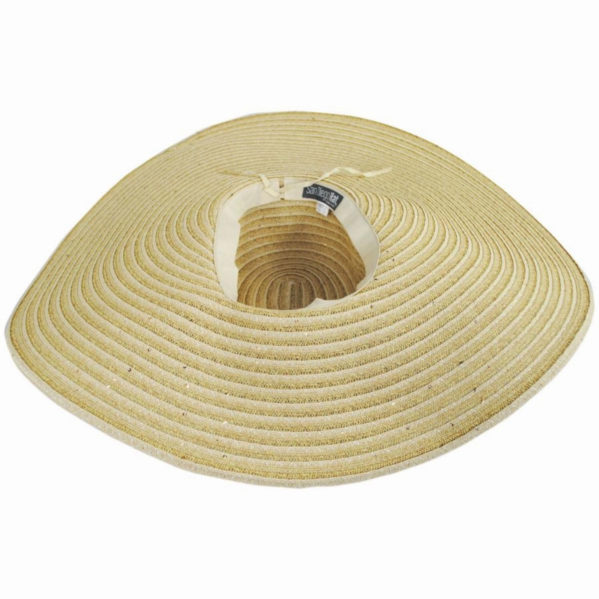 Santa Rosa Assymetrical Brim Straw Sun Hat