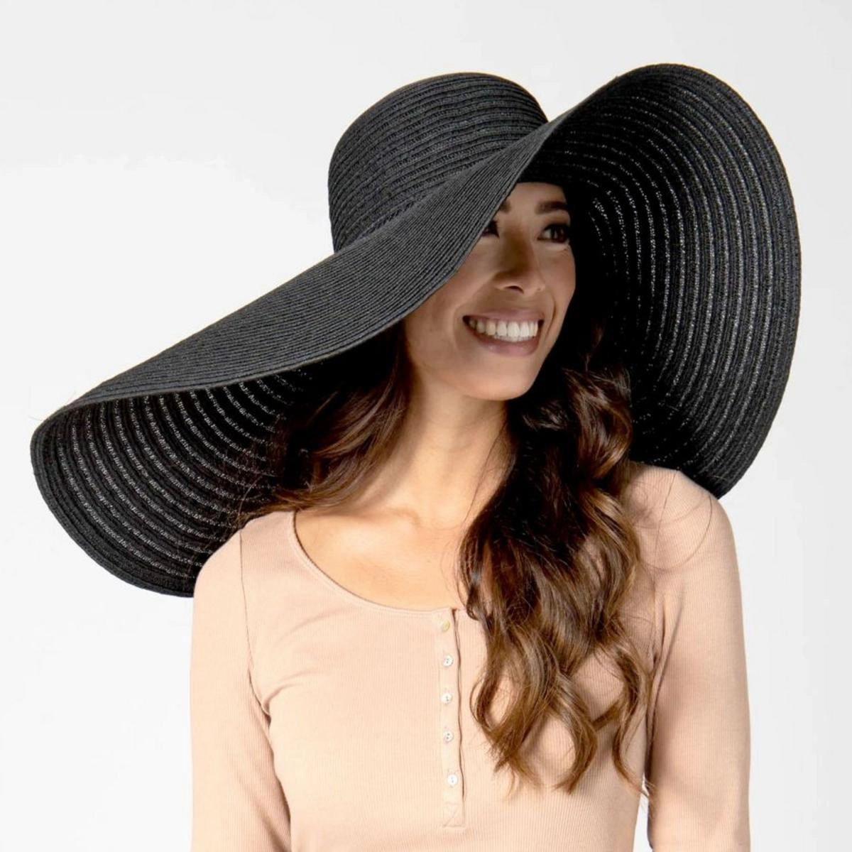 Santa Rosa Assymetrical Brim Straw Sun Hat