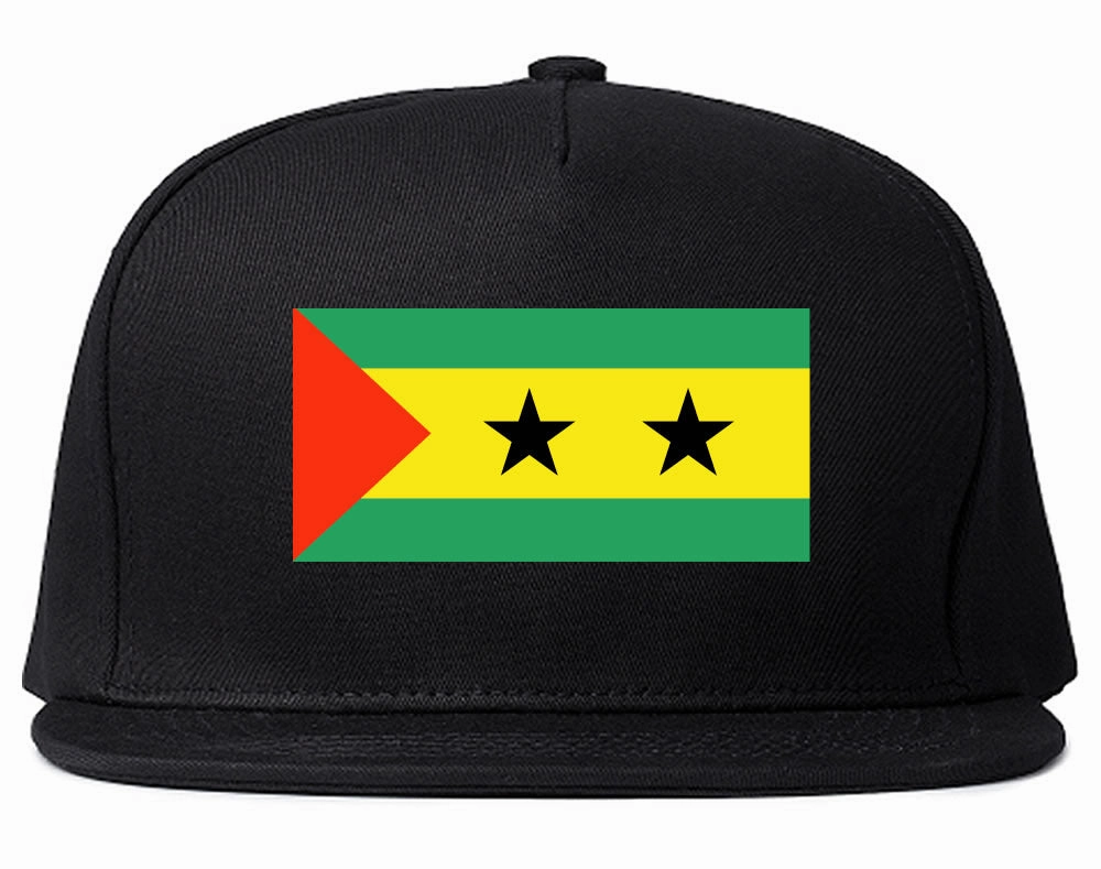 Sao Tome Flag Country Printed Snapback Hat Cap