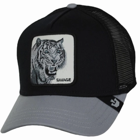 Savage Tiger Mesh Trucker Snapback Baseball Cap