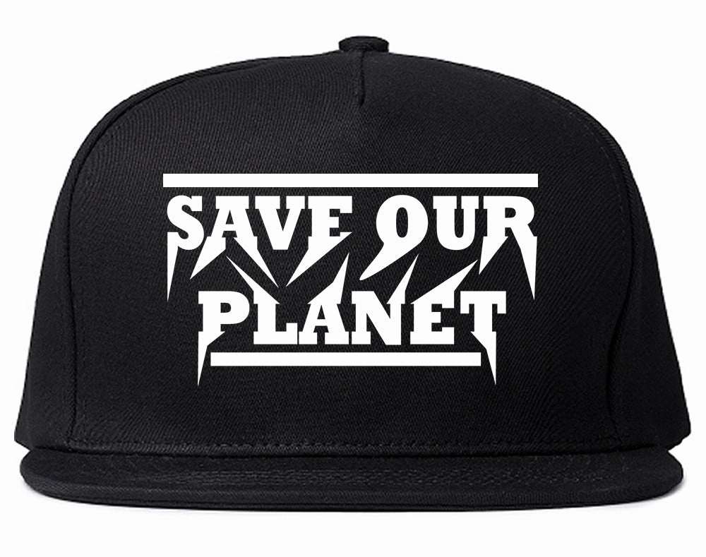 Save Our Planet Mens Snapback Hat Cap