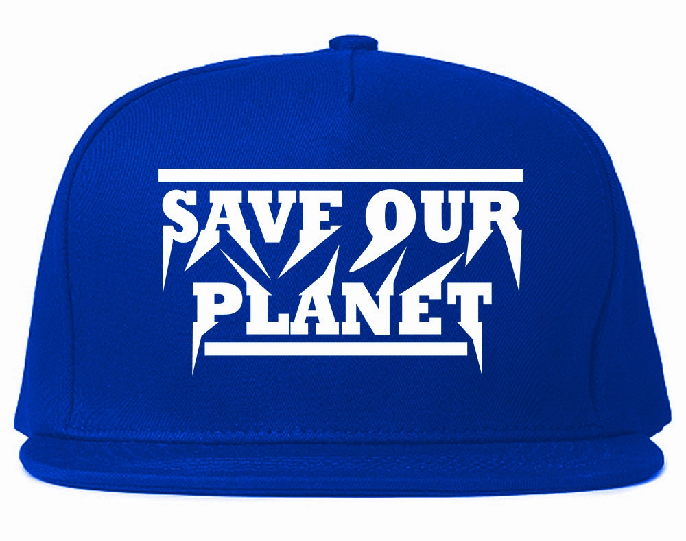 Save Our Planet Mens Snapback Hat Cap