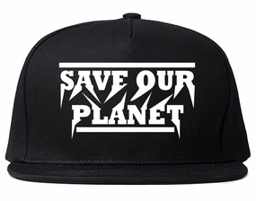 Save Our Planet Mens Snapback Hat Cap