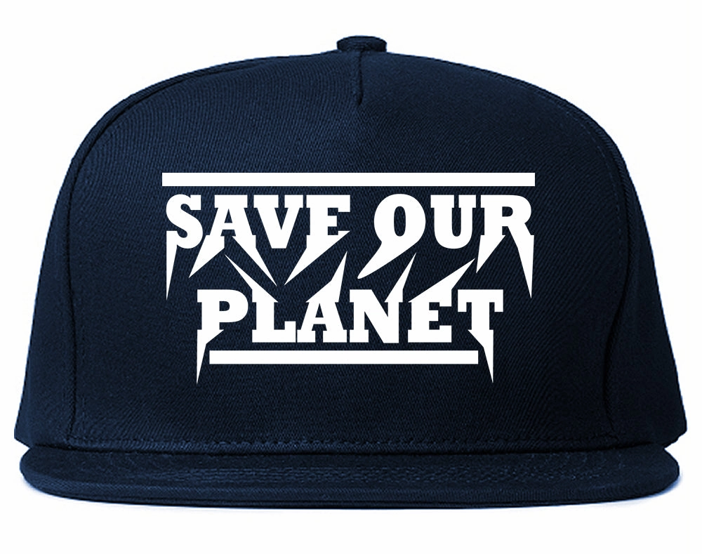 Save Our Planet Mens Snapback Hat Cap