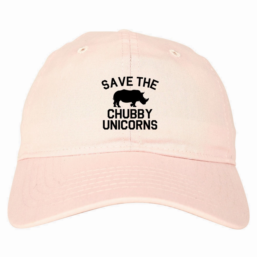 Save The Chubby Unicorns Funny Mens Dad Hat