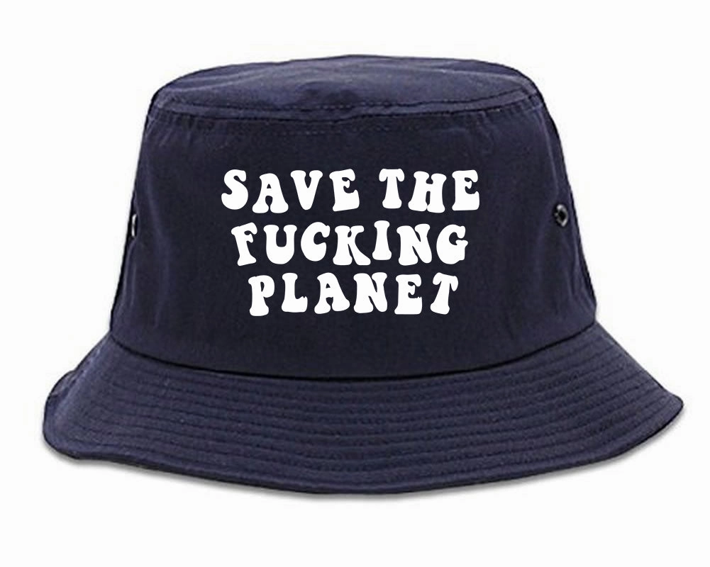 Save The Fucking Planet Mens Bucket Hat