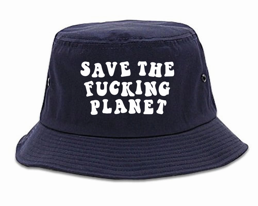 Save The Fucking Planet Mens Bucket Hat