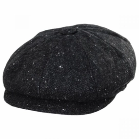 Sazerac Tweed Wool Blend Newsboy Cap