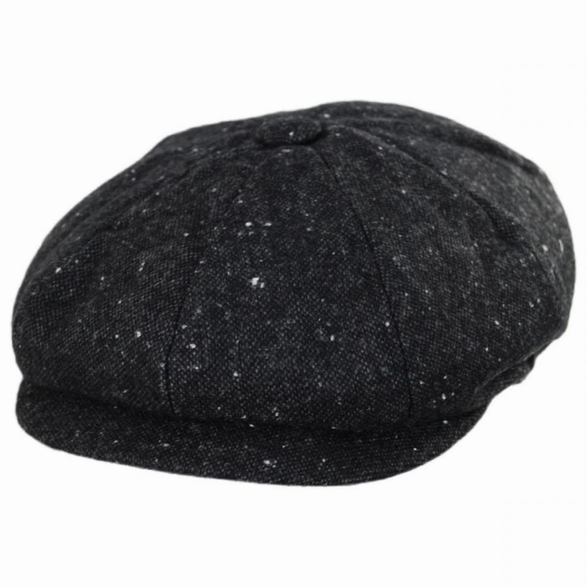 Sazerac Tweed Wool Blend Newsboy Cap