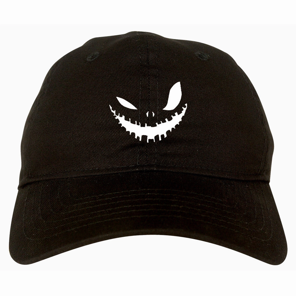 Scary Jack-o-lantern Face Halloween Dad Hat
