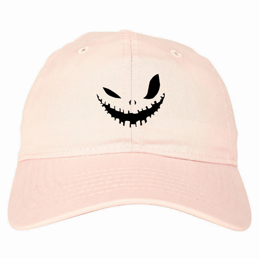 Scary Jack-o-lantern Face Halloween Dad Hat