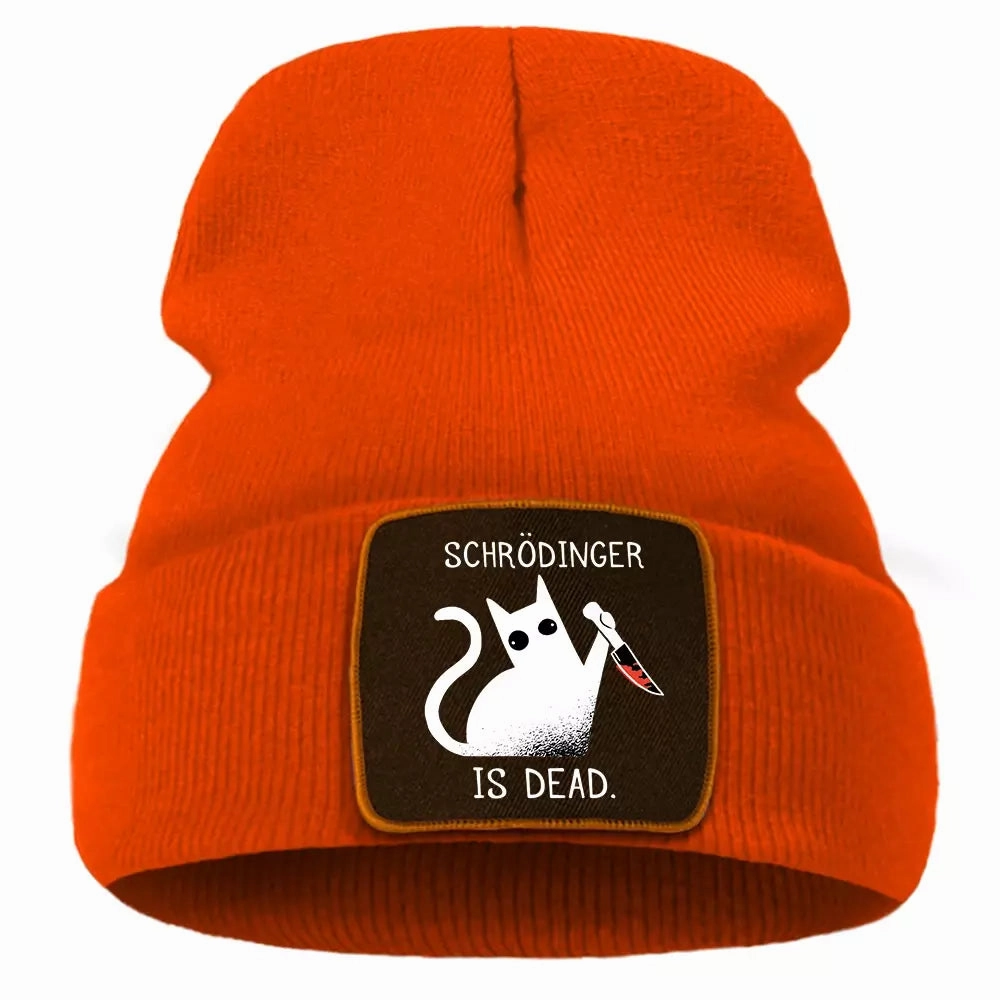 Schrodinger Is Dead Cat Beanie