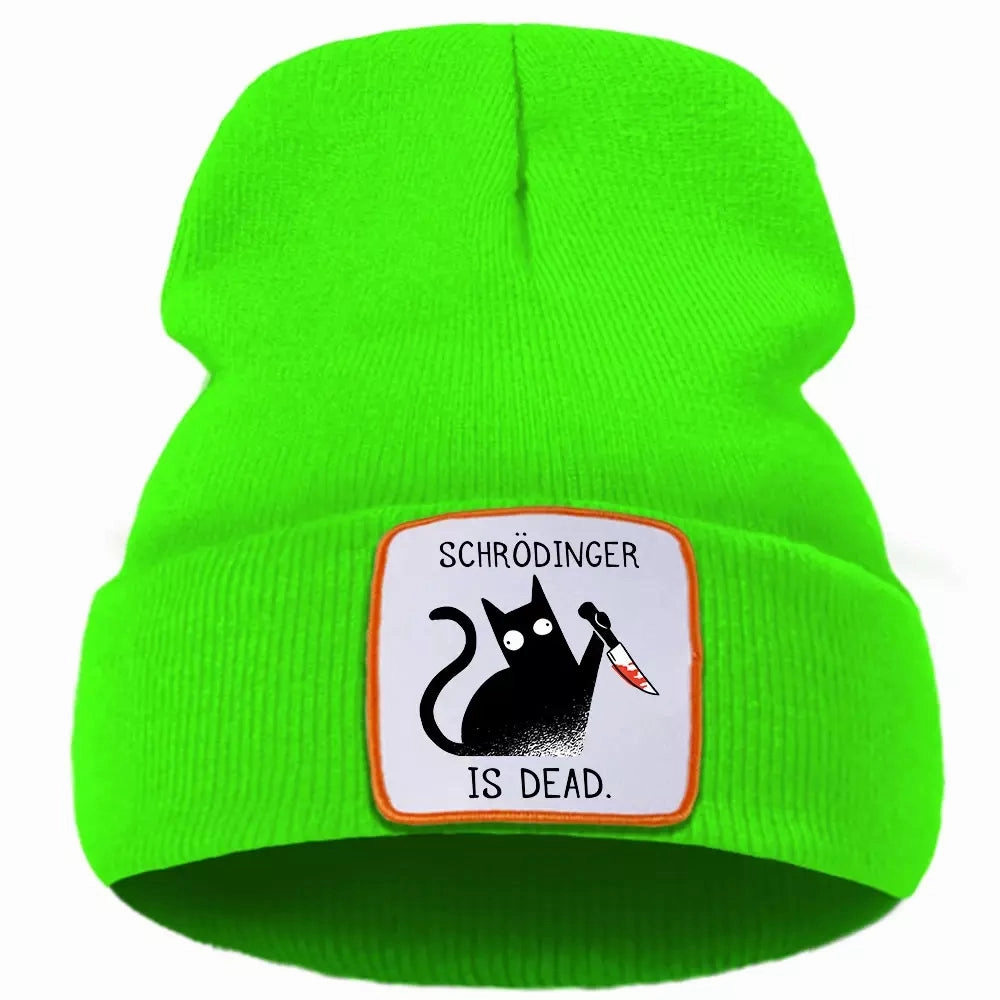 Schrodinger Is Dead Cat Beanie