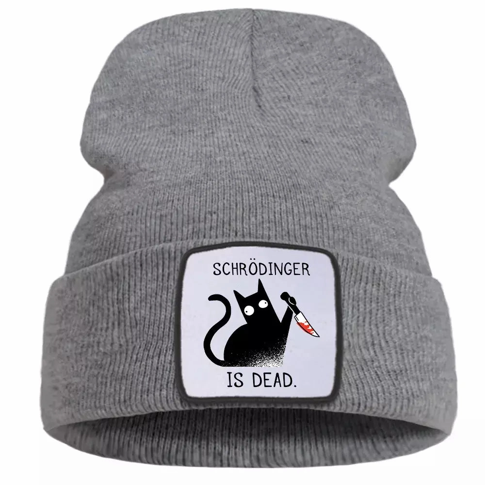 Schrodinger Is Dead Cat Beanie