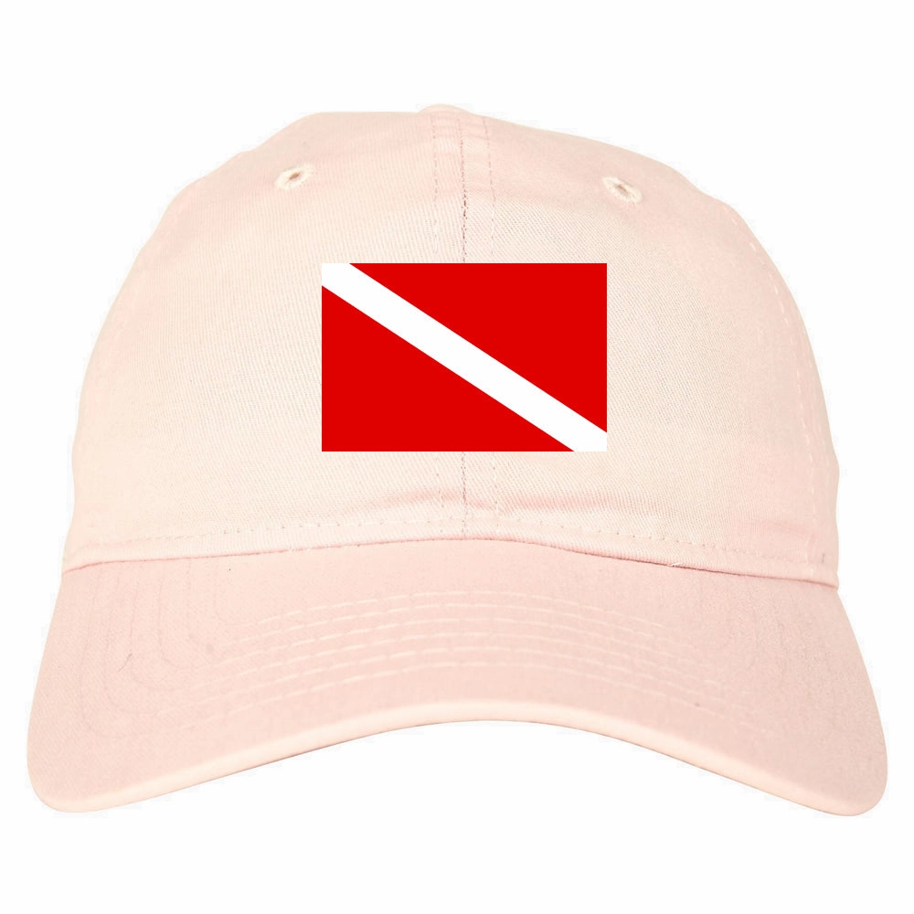 Scuba Dive Flag Chest Mens Dad Hat Baseball Cap