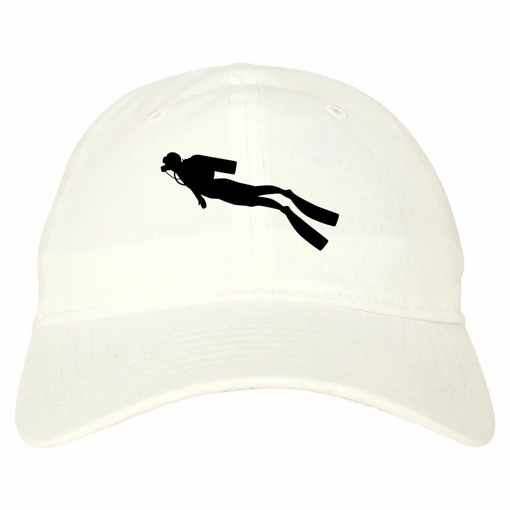 Scuba Diver Chest Mens Dad Hat Baseball Cap
