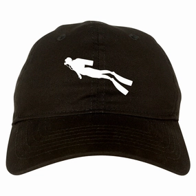 Scuba Diver Chest Mens Dad Hat Baseball Cap