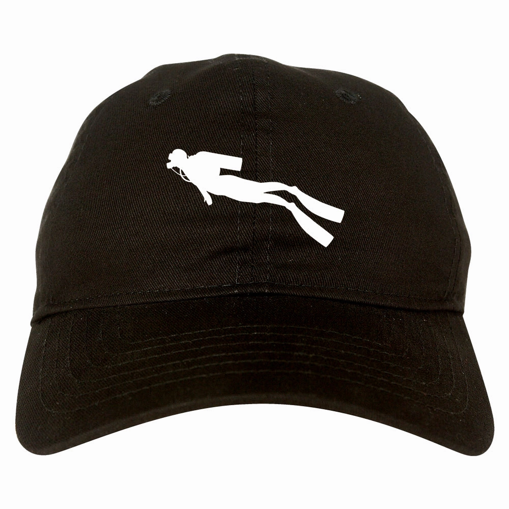 Scuba Diver Chest Mens Dad Hat Baseball Cap