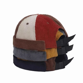 Seaford Patchwork Corduroy Docker Cap