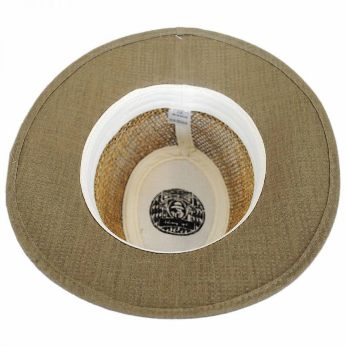Seagrass Straw Safari Fedora Hat