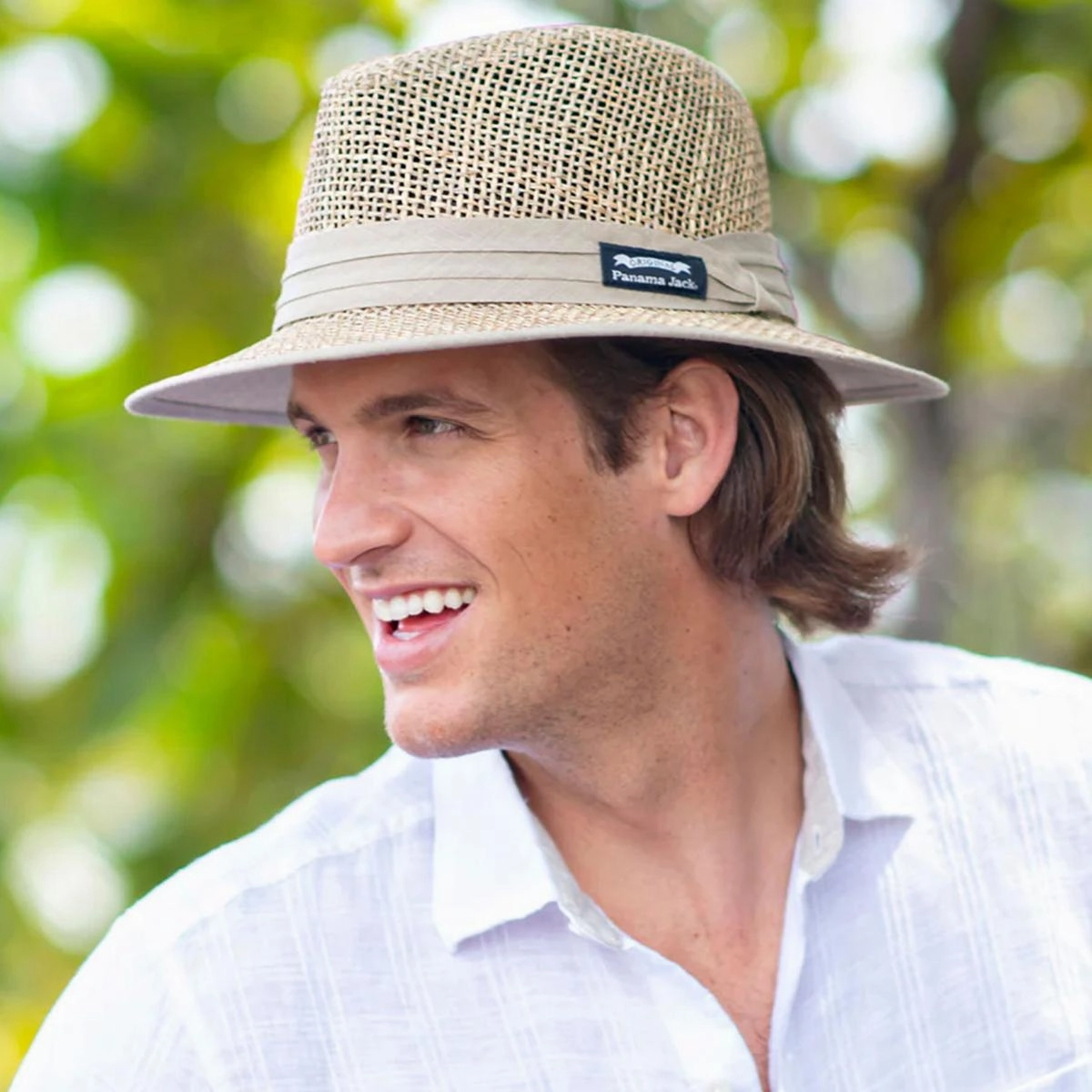 Seagrass Straw Safari Fedora Hat