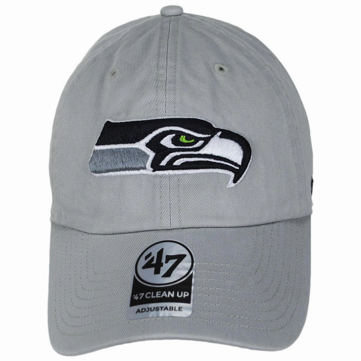 Seattle Seahawks NFL Clean Up Strapback Baseball Cap Dad Hat
