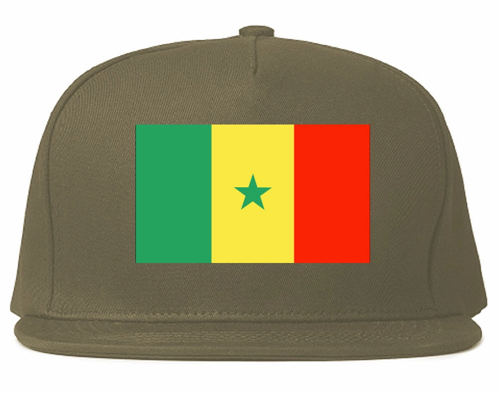 Senegal Flag Country Printed Snapback Hat Cap
