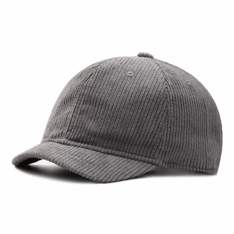 Seul Corduroy Short Brim Baseball Cap