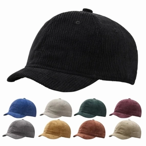Seul Corduroy Short Brim Baseball Cap