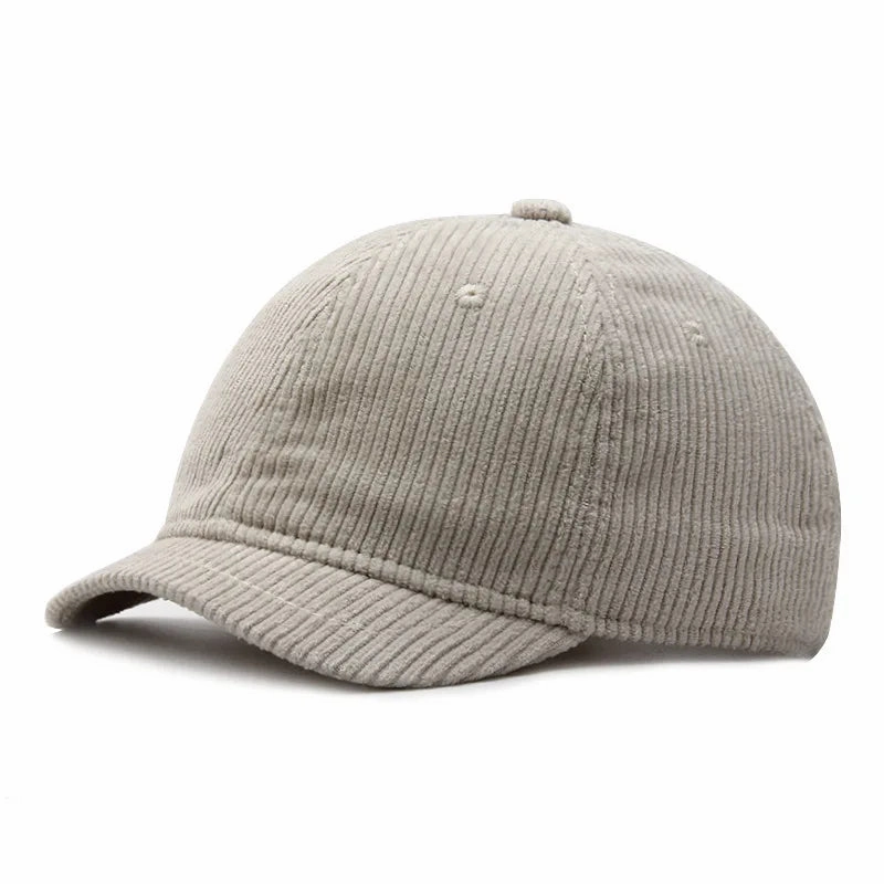 Seul Corduroy Short Brim Baseball Cap