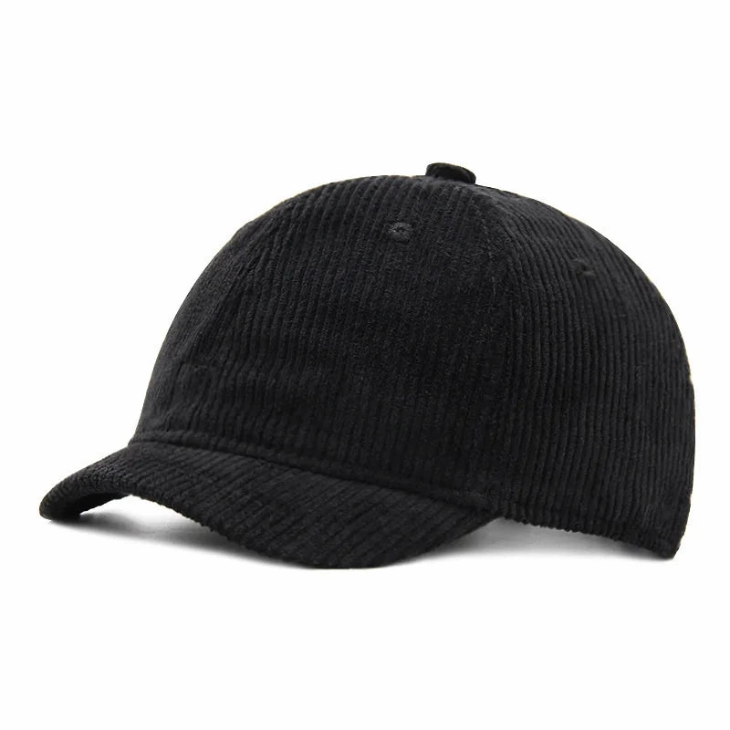 Seul Corduroy Short Brim Baseball Cap