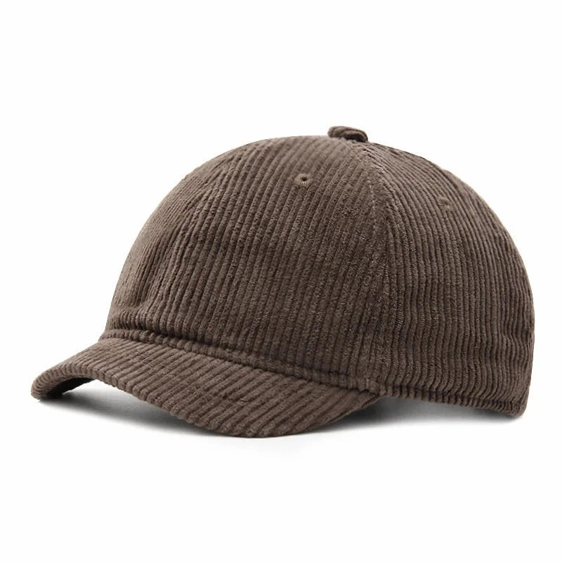 Seul Corduroy Short Brim Baseball Cap
