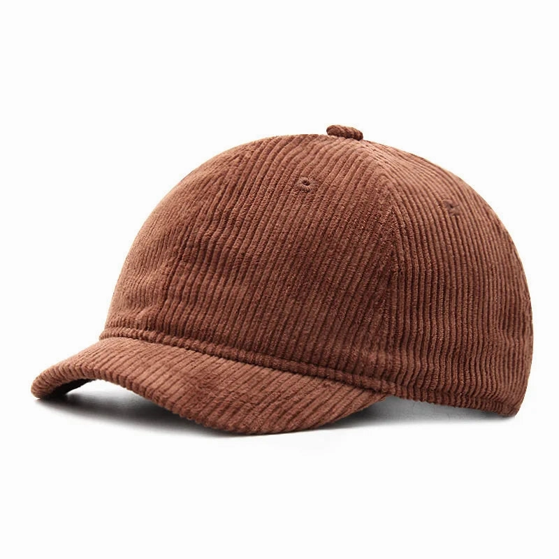 Seul Corduroy Short Brim Baseball Cap