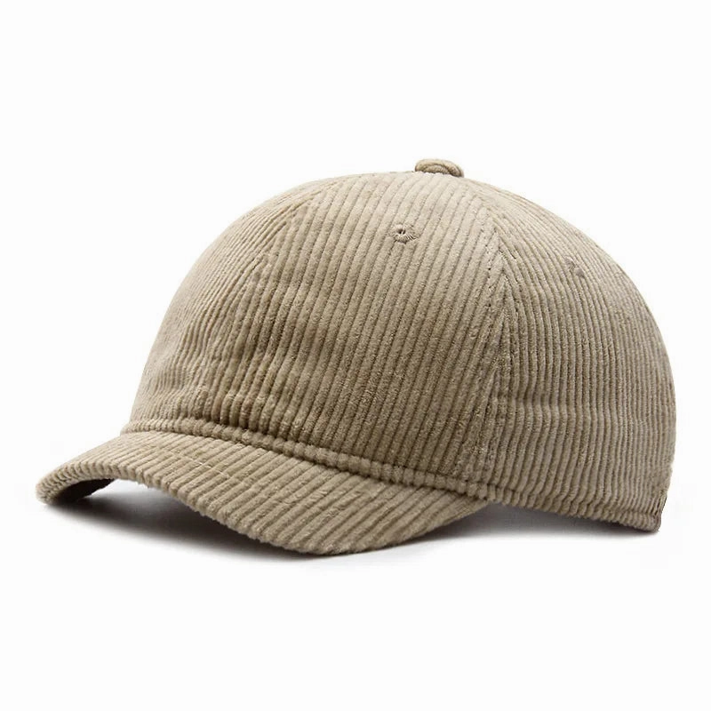 Seul Corduroy Short Brim Baseball Cap