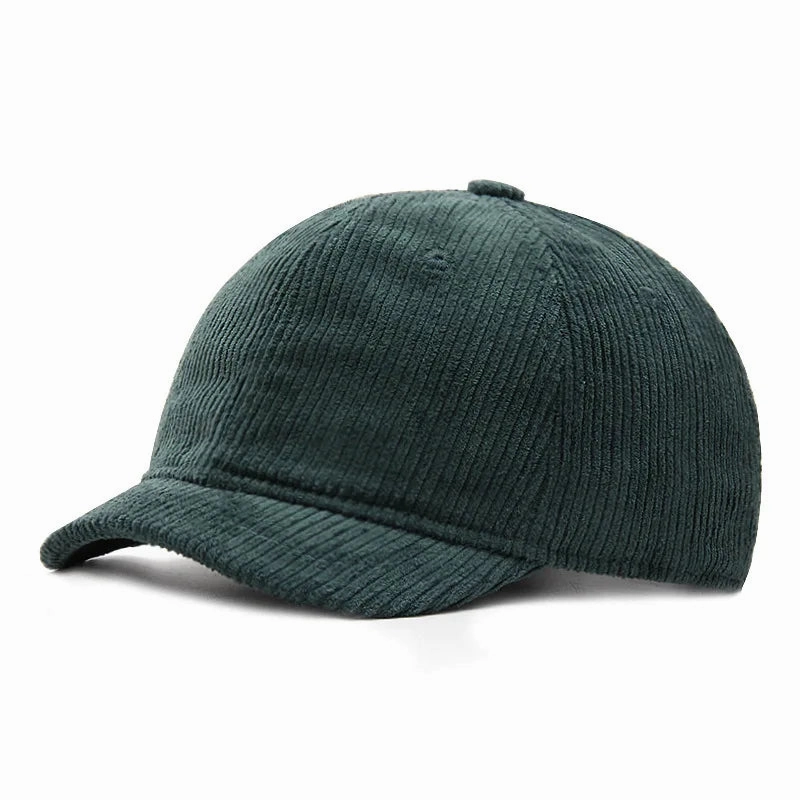 Seul Corduroy Short Brim Baseball Cap