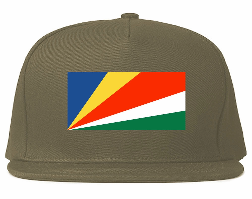 Seychelles Flag Country Printed Snapback Hat Cap
