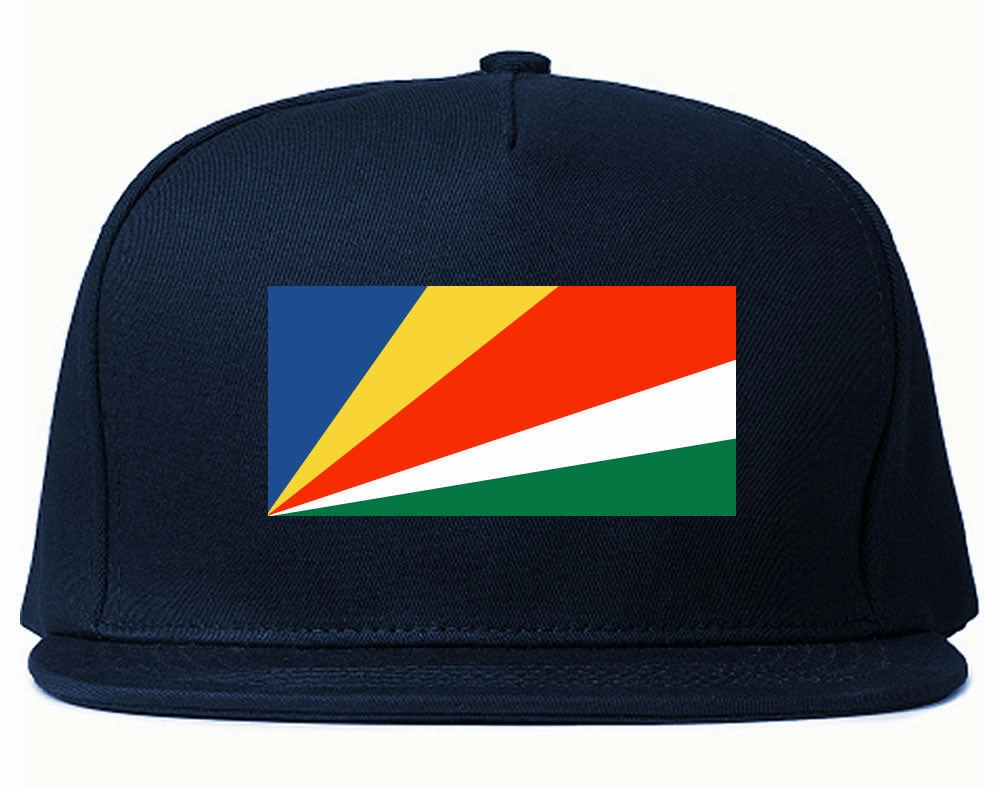 Seychelles Flag Country Printed Snapback Hat Cap