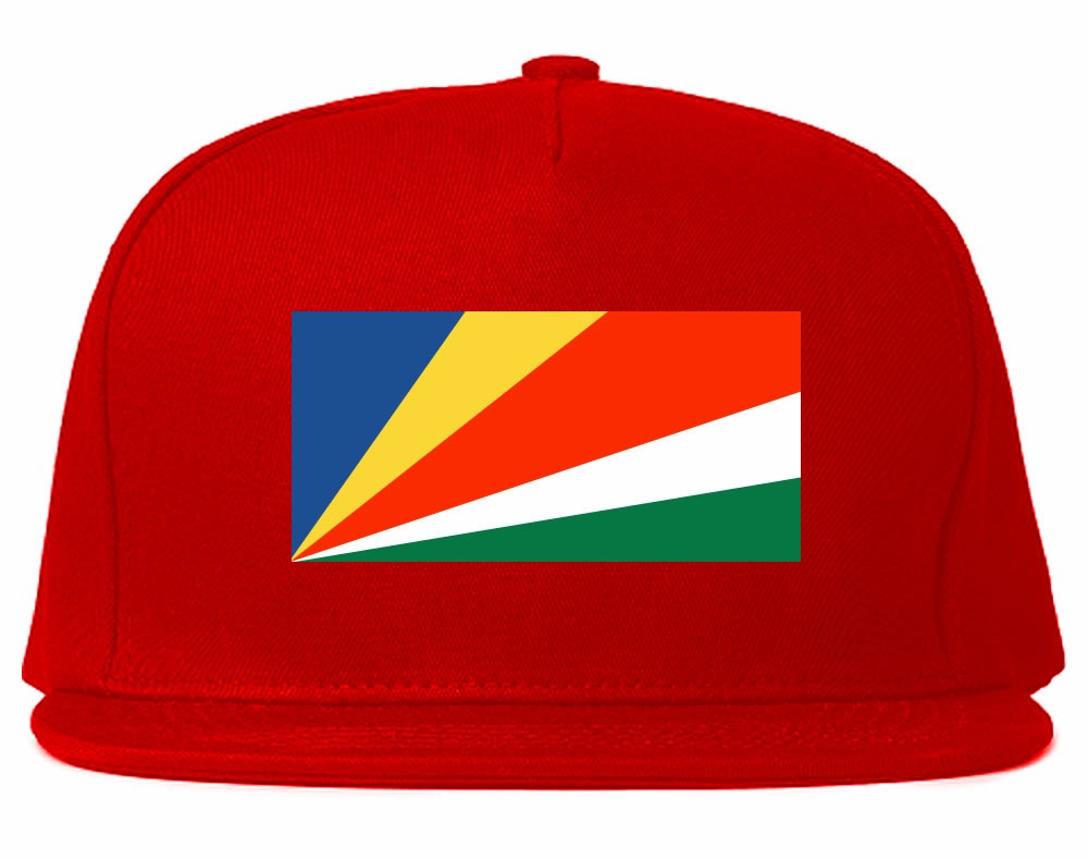 Seychelles Flag Country Printed Snapback Hat Cap