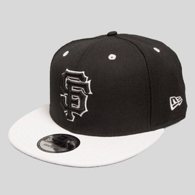 SF Giants New Era Snapback in SOMA Black & White