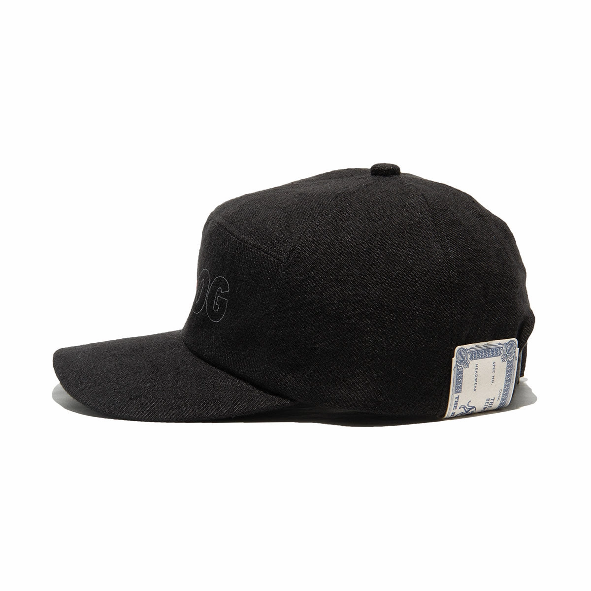 SHADOW WIDE CAP - Black