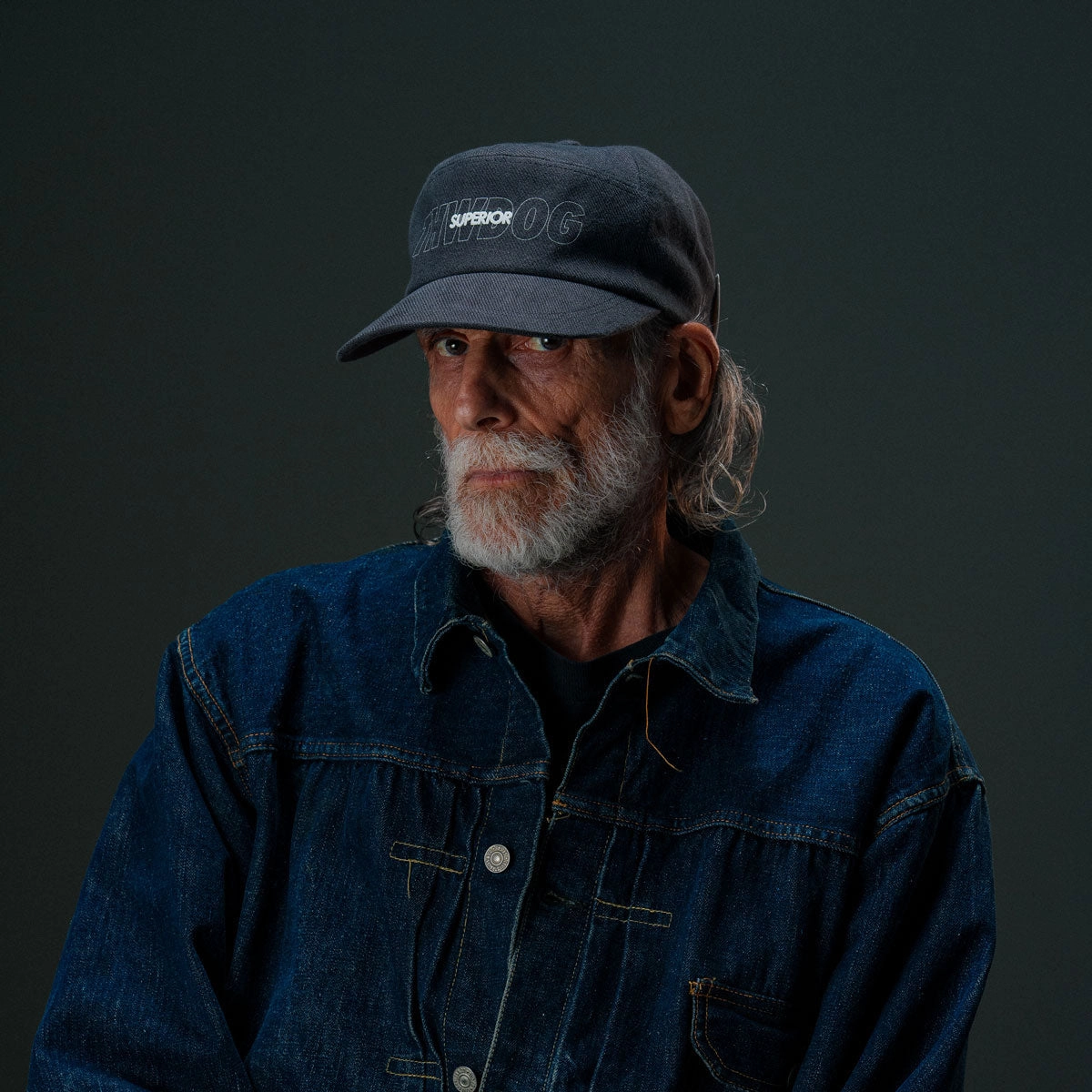 SHADOW WIDE CAP - Black