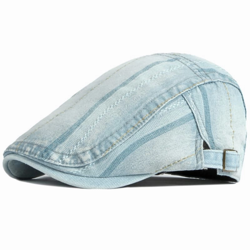 Shandley Painter Denim Flat Cap