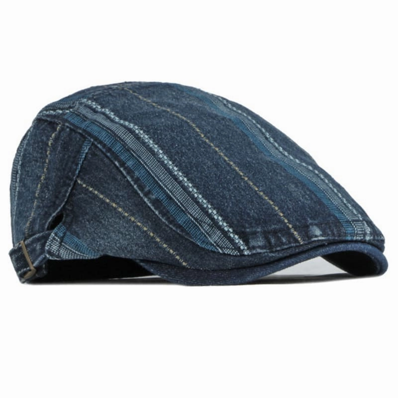 Shandley Painter Denim Flat Cap