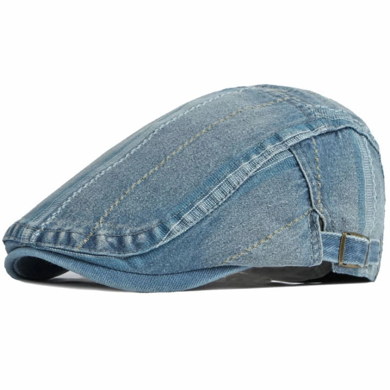 Shandley Painter Denim Flat Cap