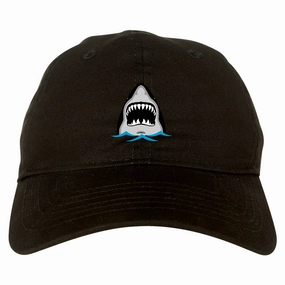 Shark Face Chest Mens Dad Hat