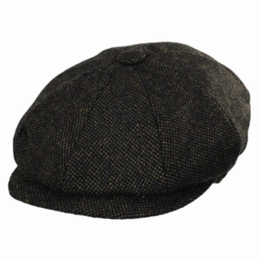 Sidecar Nailhead Wool Blend Newsboy Cap